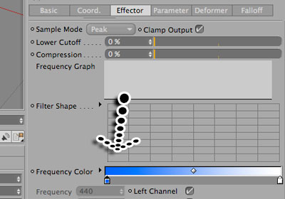 Mograph/Sound Effector in Cinema 4D Tutorial - Picture 11