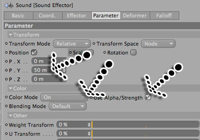 Mograph/Sound Effector in Cinema 4D Tutorial - Picture 12