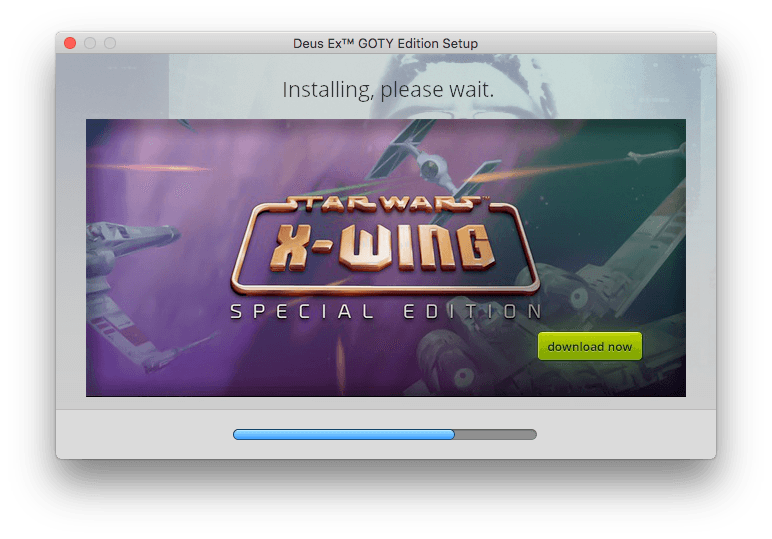 Install GOG Install Screeh